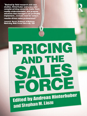 cover image of Pricing and the Sales Force